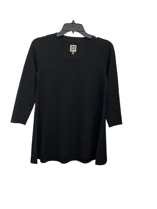 Black Top 3/4 Sleeve Anne Klein, Size Xxs