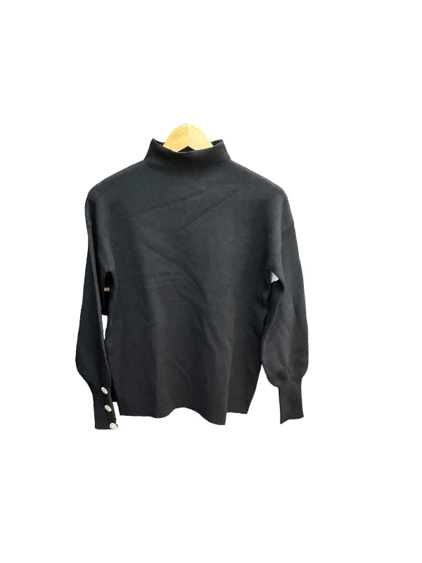 Black Top Long Sleeve T Tahari, Size S