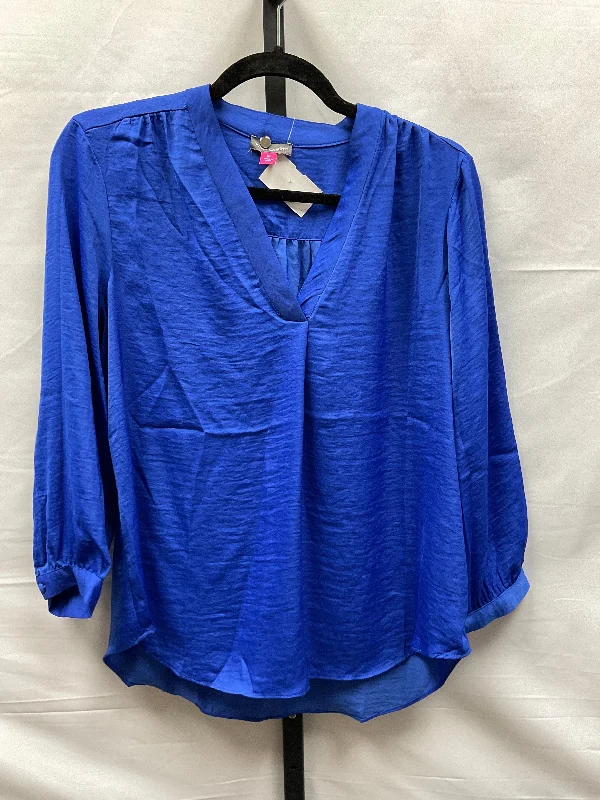 Blue Top Long Sleeve Vince Camuto, Size M