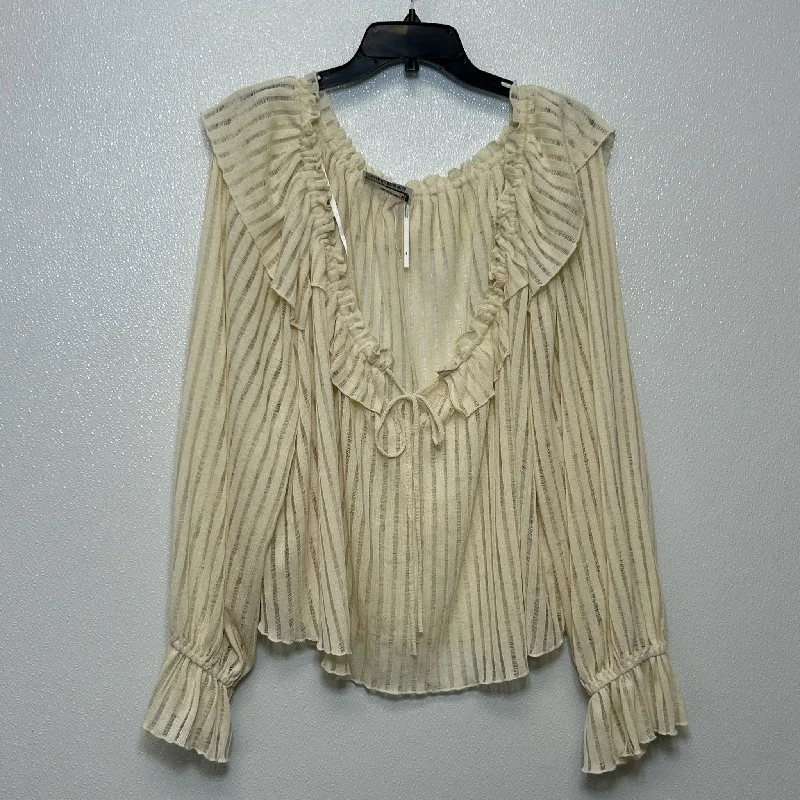 Oatmeal Top Long Sleeve Anthropologie, Size Xxl