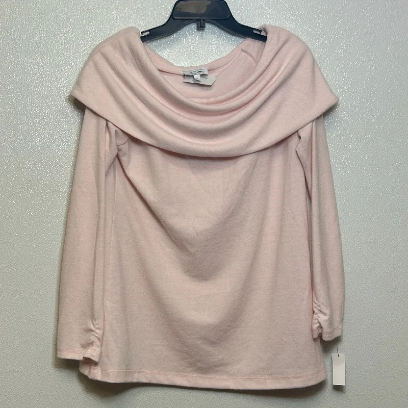 Pink Top Long Sleeve Talbots O, Size M