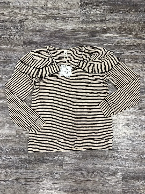 Striped Pattern Top Long Sleeve Kate Quinn, Size L