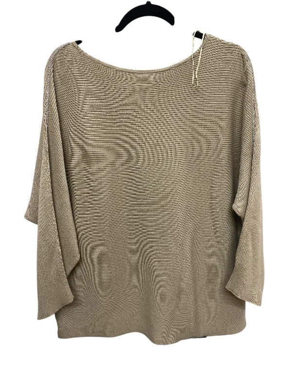 Top Long Sleeve By By Design In Beige, Size: Xl