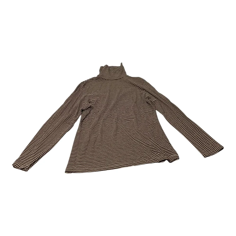 Top Long Sleeve By Carole Little In Brown, Size: Xl