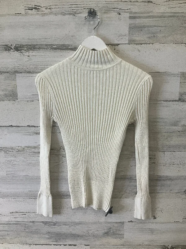 Top Long Sleeve By Loft In Cream, Size: M