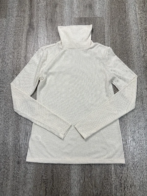 Top Long Sleeve By Loft In White, Size: Xs