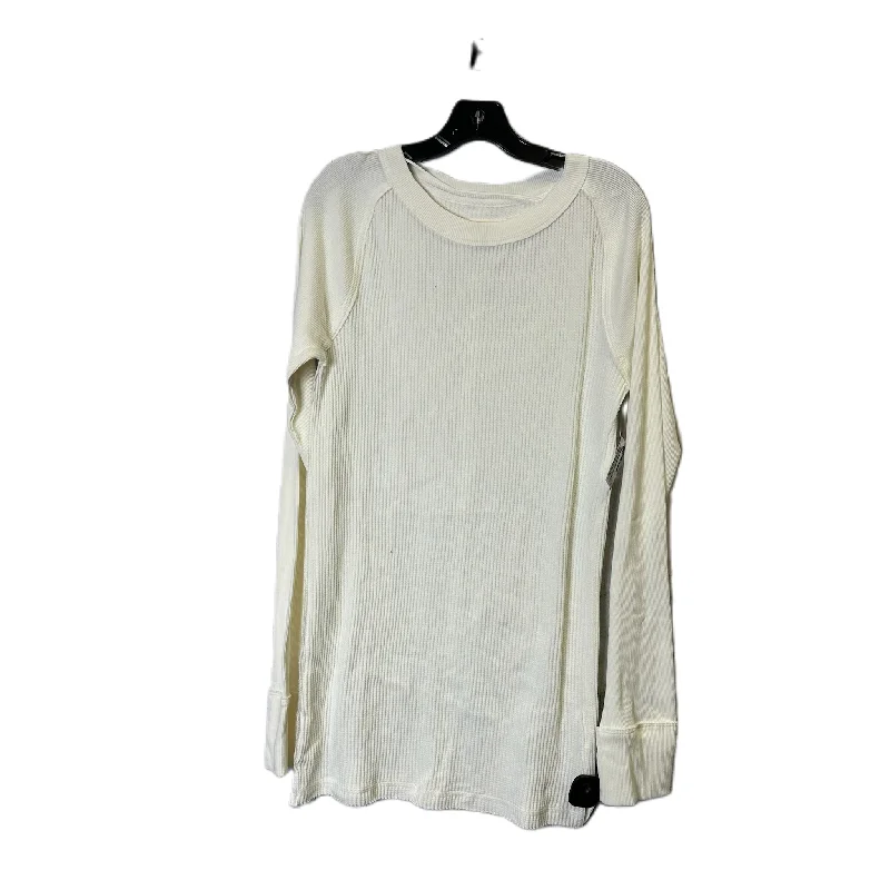 Top Long Sleeve By We The Free In White, Size: L