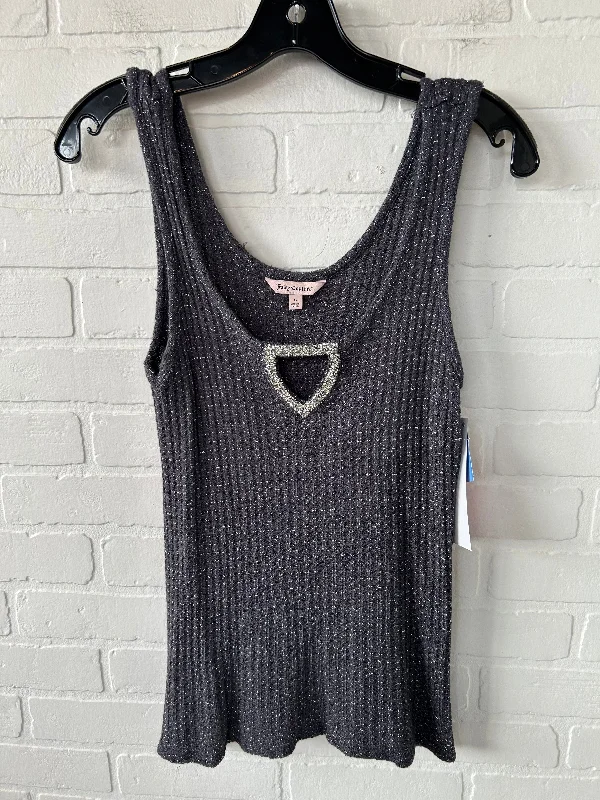 Tank Top By Juicy Couture In Silver, Size: S