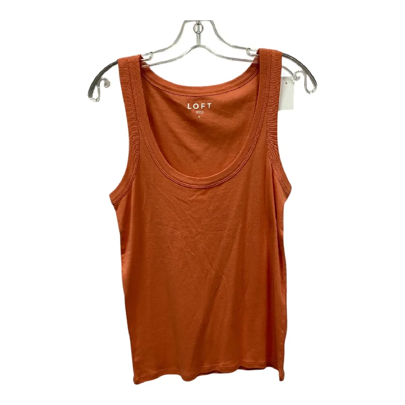 Tank Top By Loft In Orange, Size:L