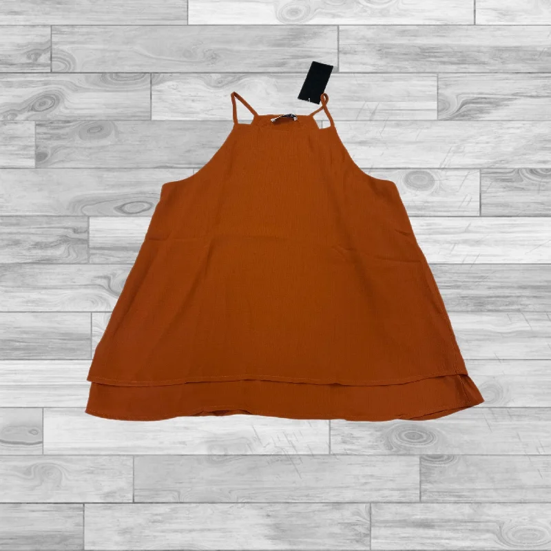 Tank Top By Paper Crane In Orange, Size:M