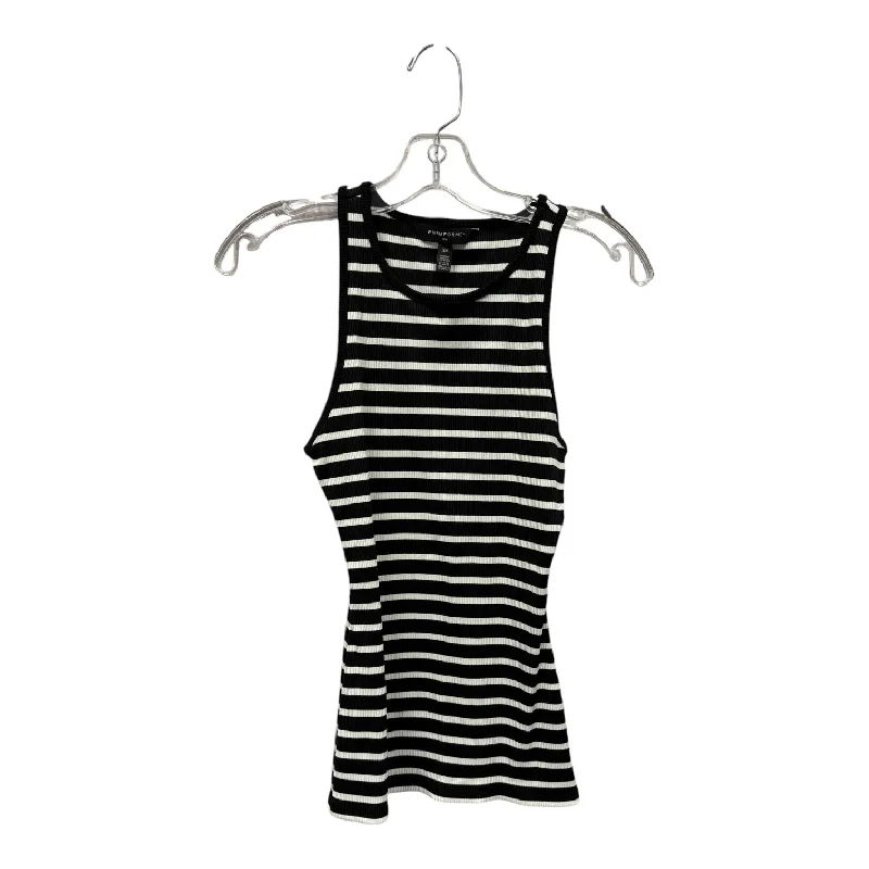 Tank Top By White House Black Market In Black & White, Size:Xs