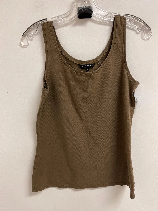 Tank Top By Zozo In Brown, Size: M