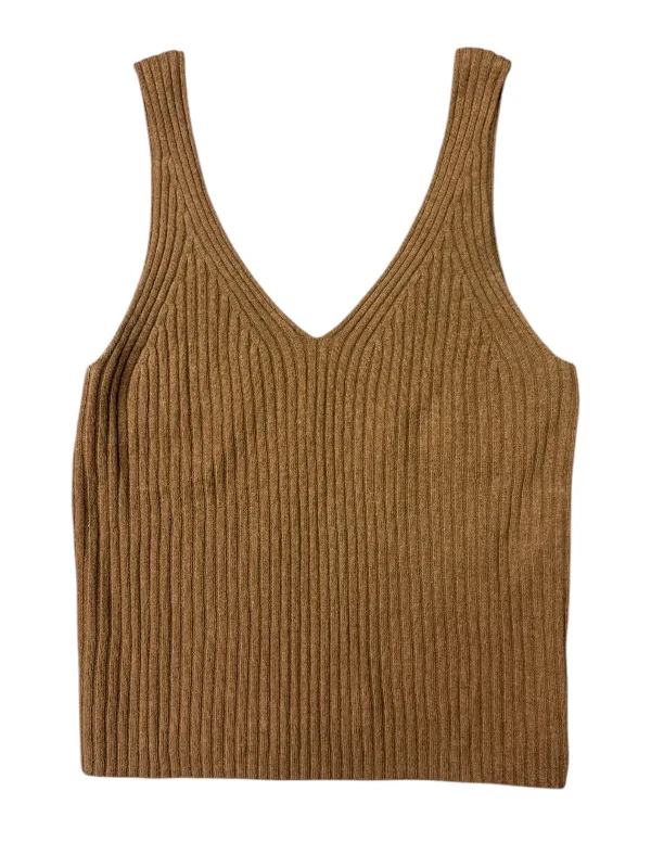 Tank Top By Gap In Brown, Size: Sp