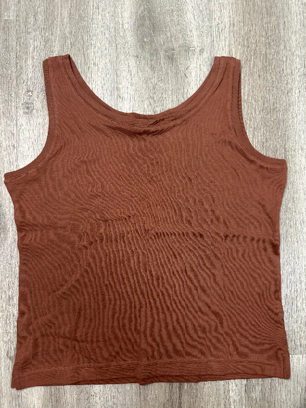 Tank Top By Marisa Christina In Brown, Size: M