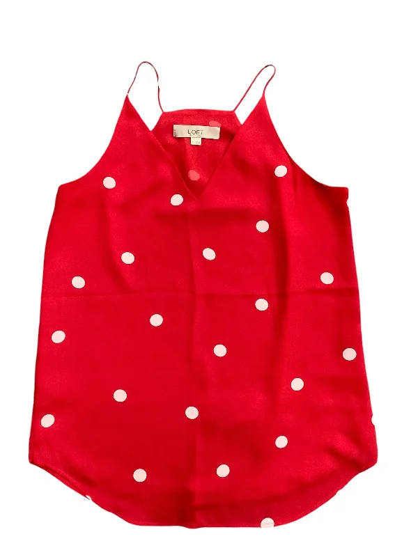 Tank Top By Loft In Red, Size: Xs