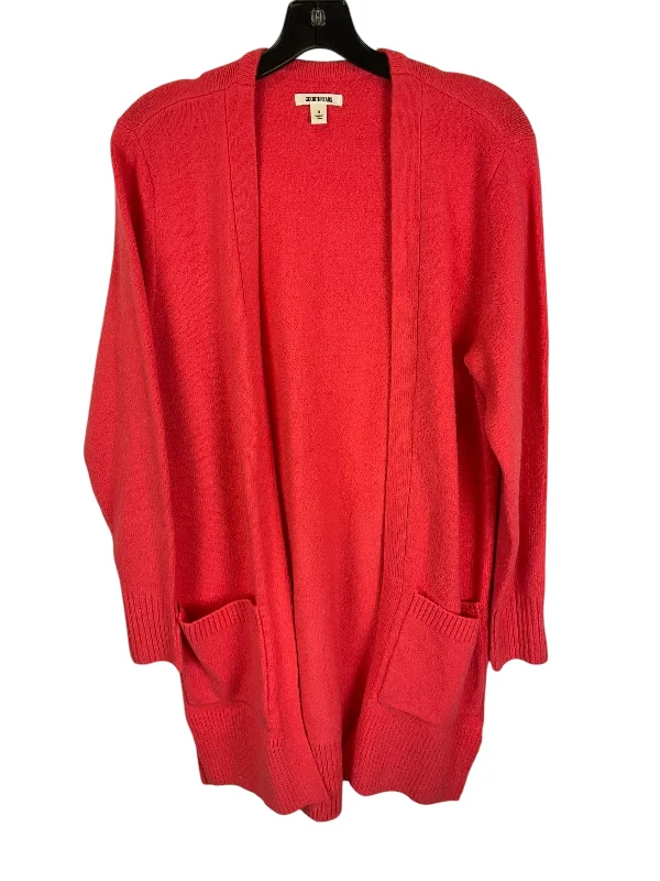 Cardigan By Clothes Mentor In Red, Size: S