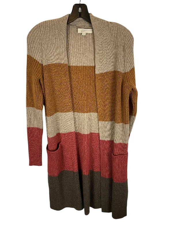 Cardigan By Loft In Tan, Size: S