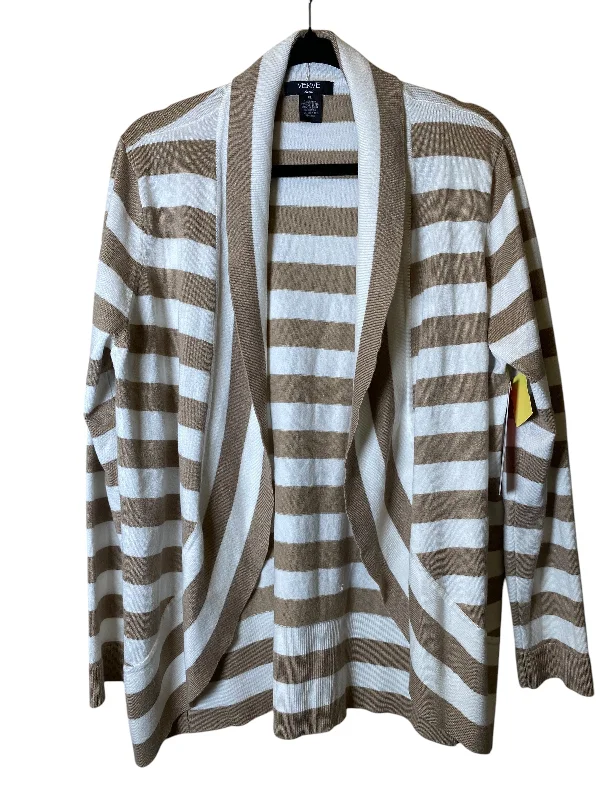 Cardigan By Verve In Striped Pattern, Size: Xl