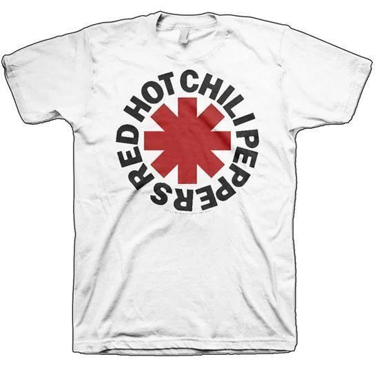 T-Shirt - Red Hot Chili Peppers - Red Asterisk - White