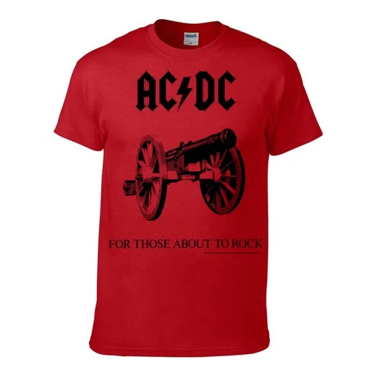 T-Shirt - AC/DC - For Those About To Rock - Red