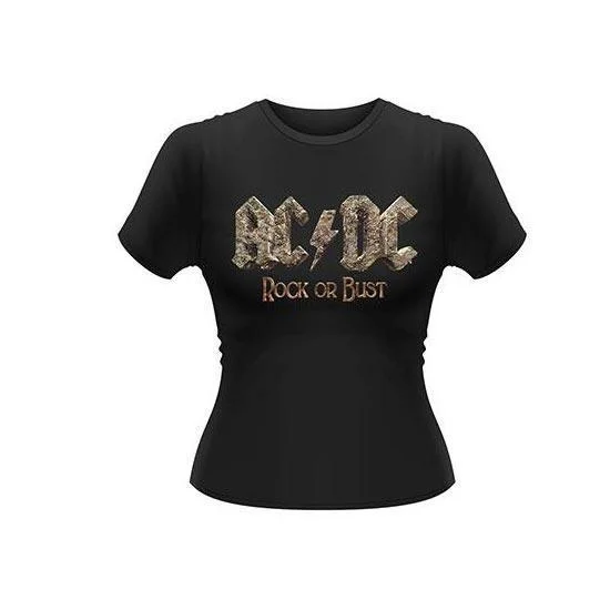 T-Shirt - AC/DC - Rock or Bust - Lady