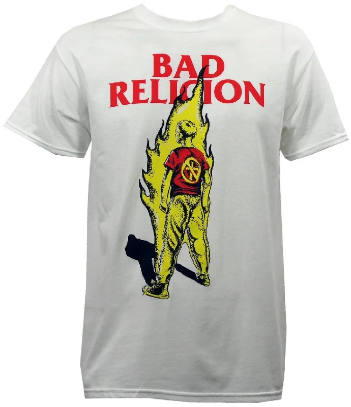 T-Shirt - Bad Religion - Boy on Fire - White