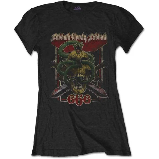 T-Shirt - Black Sabbath - Bloody Sabbath 666 - Lady