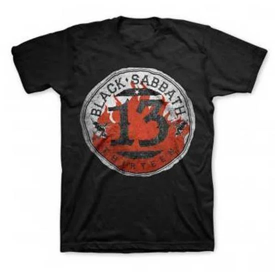 T-Shirt - Black Sabbath - 13 Flame Circle