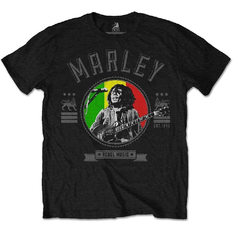 T-Shirt - Bob Marley - Rebel Music Seal