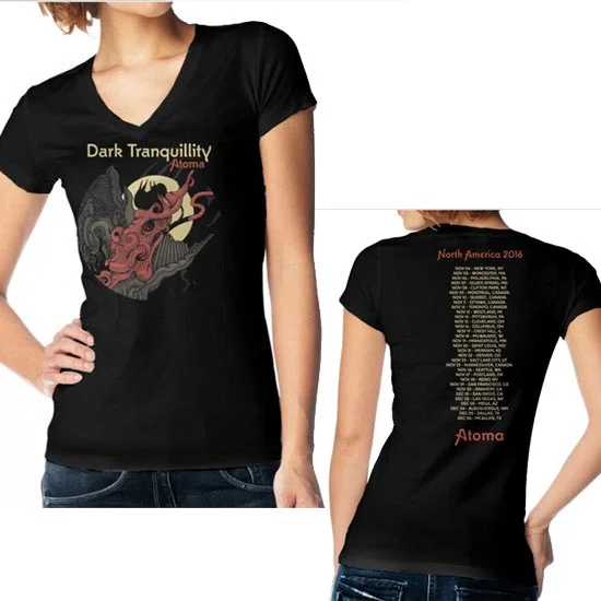 T-Shirt - Dark Tranquility - Atoma 2016 Tour - Lady