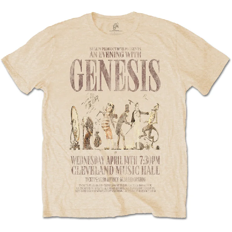 T-Shirt - Genesis - An Evening With - Sand