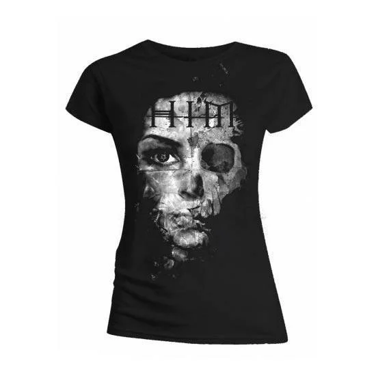 T-Shirt - HIM - Skull Face - Lady