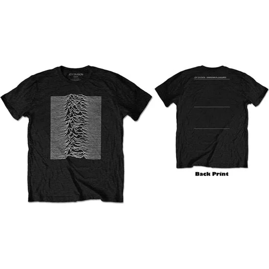 T-Shirt - Joy Division - Unknown Pleasures - With Back Print