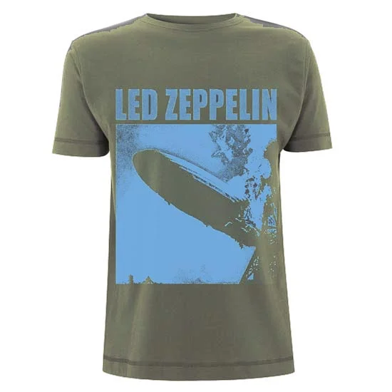 T-Shirt - Led Zeppelin - LZ1 Blue Cover - Grey