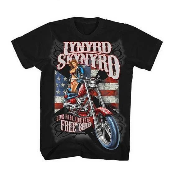 T-Shirt - Lynyrd Skynyrd - Live Free, Ride Free