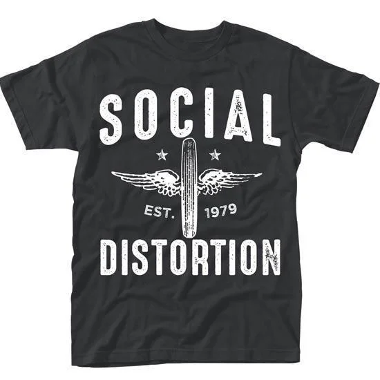 T-Shirt - Social Distortion - Winged Wheel