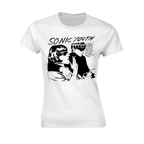 T-Shirt - Sonic Youth - Goo Album Cover - White - Lady