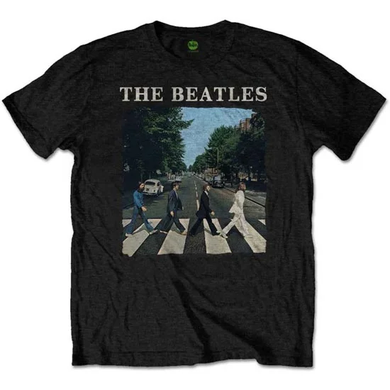 T-Shirt - Beatles (the) - Abbey Road & Logo