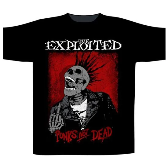 T-Shirt - The Exploited - Punk's Not Dead - Splatter