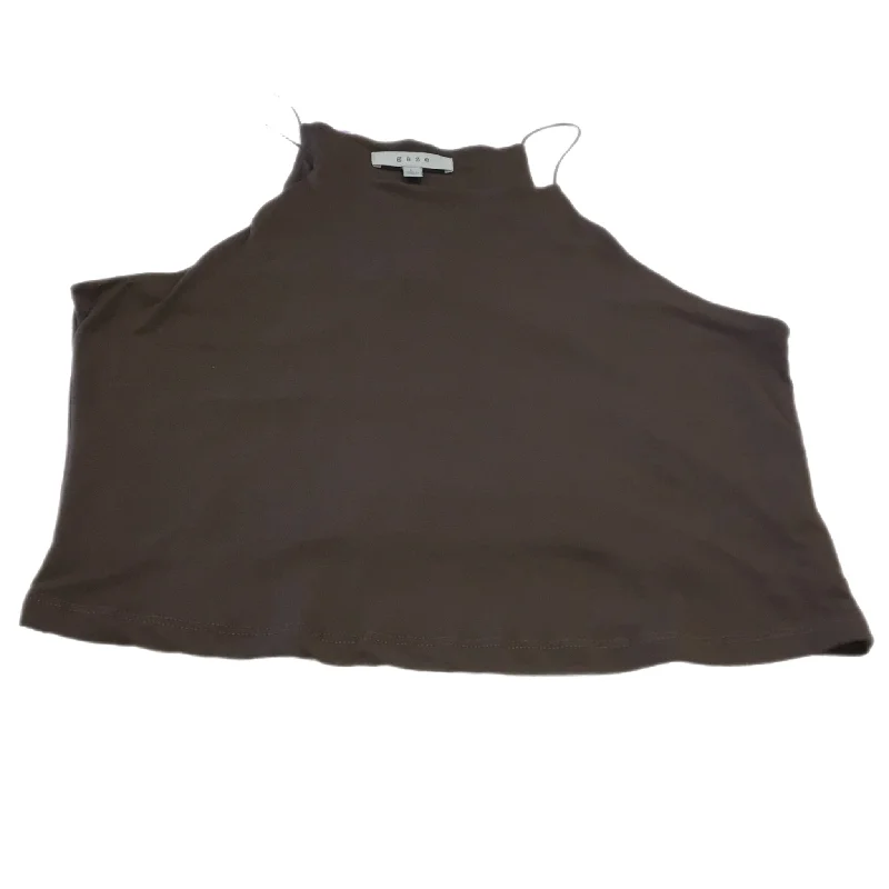 Tank Top By Gaze In Brown, Size: L