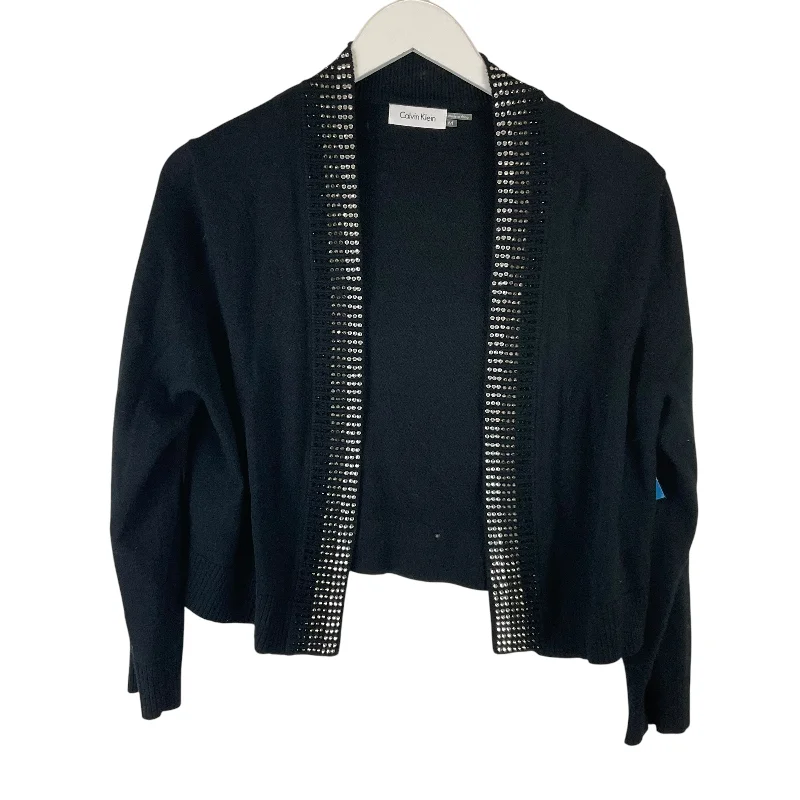 Cardigan By Calvin Klein In Black, Size: M