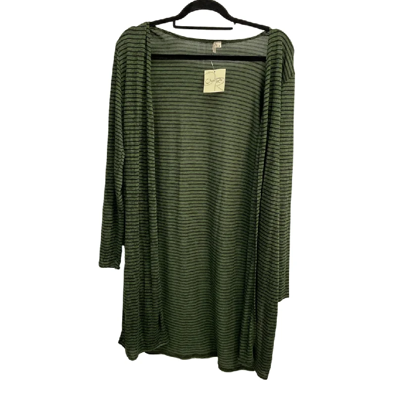 Cardigan By Clothes Mentor In Green, Size: M