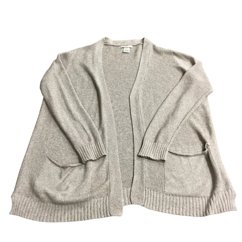 Cardigan By Clothes Mentor In Tan, Size: Xxl