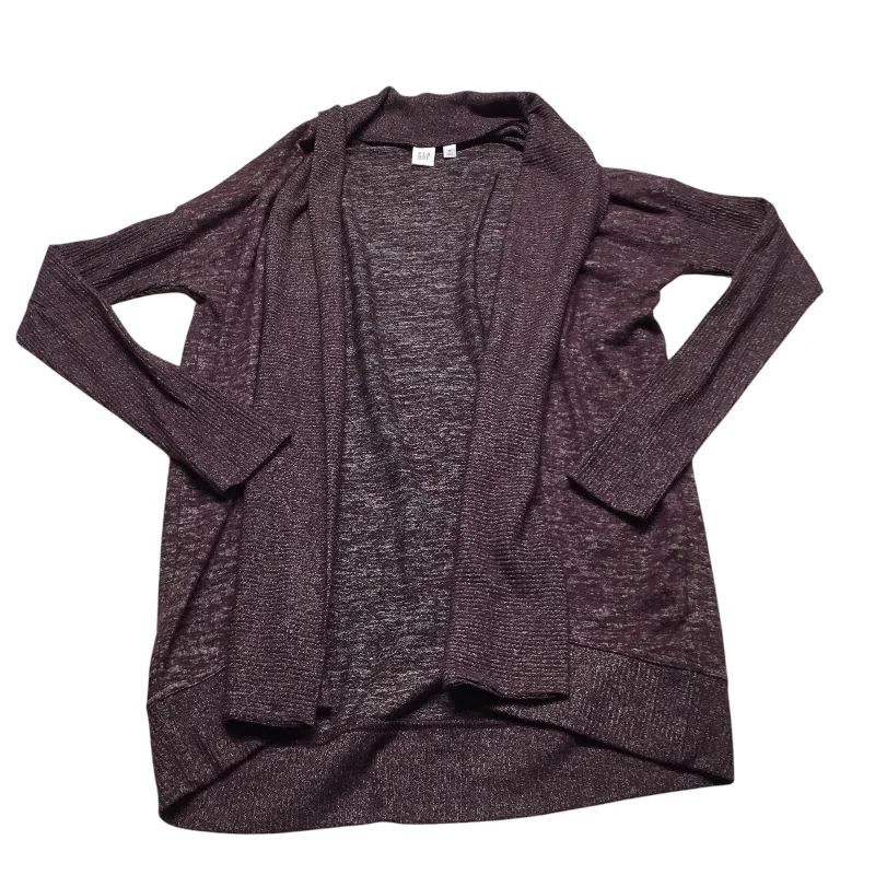 Cardigan By Gap In Purple, Size: M