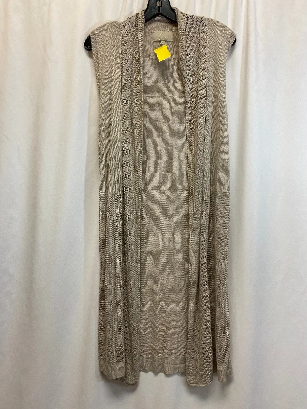 Cardigan By Joan Vass In Taupe, Size: S