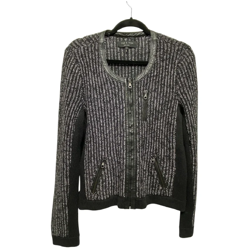 Cardigan By Rag And Bone In Black & White, Size: L