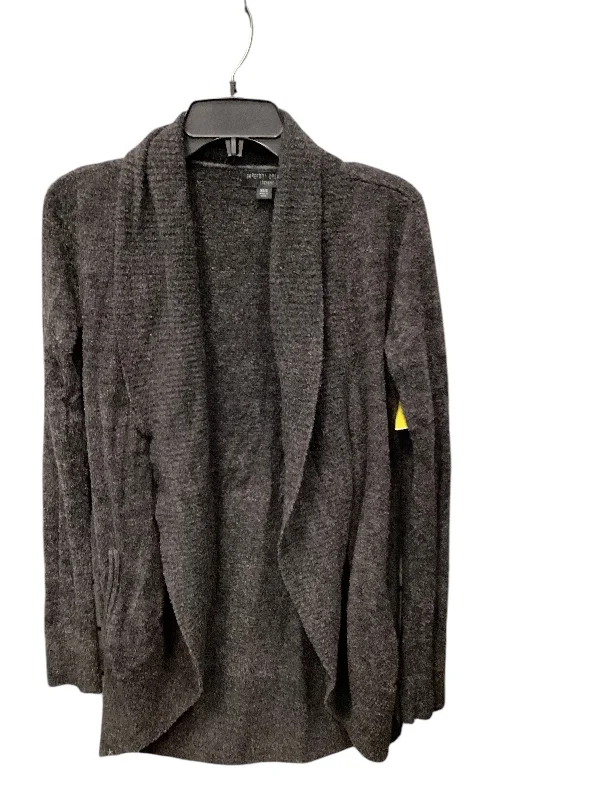 Sweater Cardigan By Barneys Ny In Grey, Size: Xs