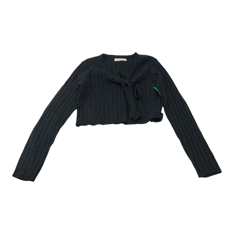 Sweater Cardigan By Clothes Mentor In Black, Size: M