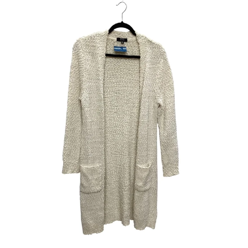 Sweater Cardigan By Modern American In Cream, Size: M