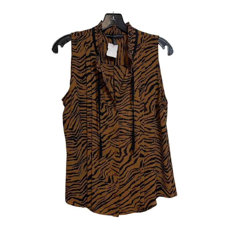 Tank Basic Cami By White House Black Market O In Leopard Print, Size: S